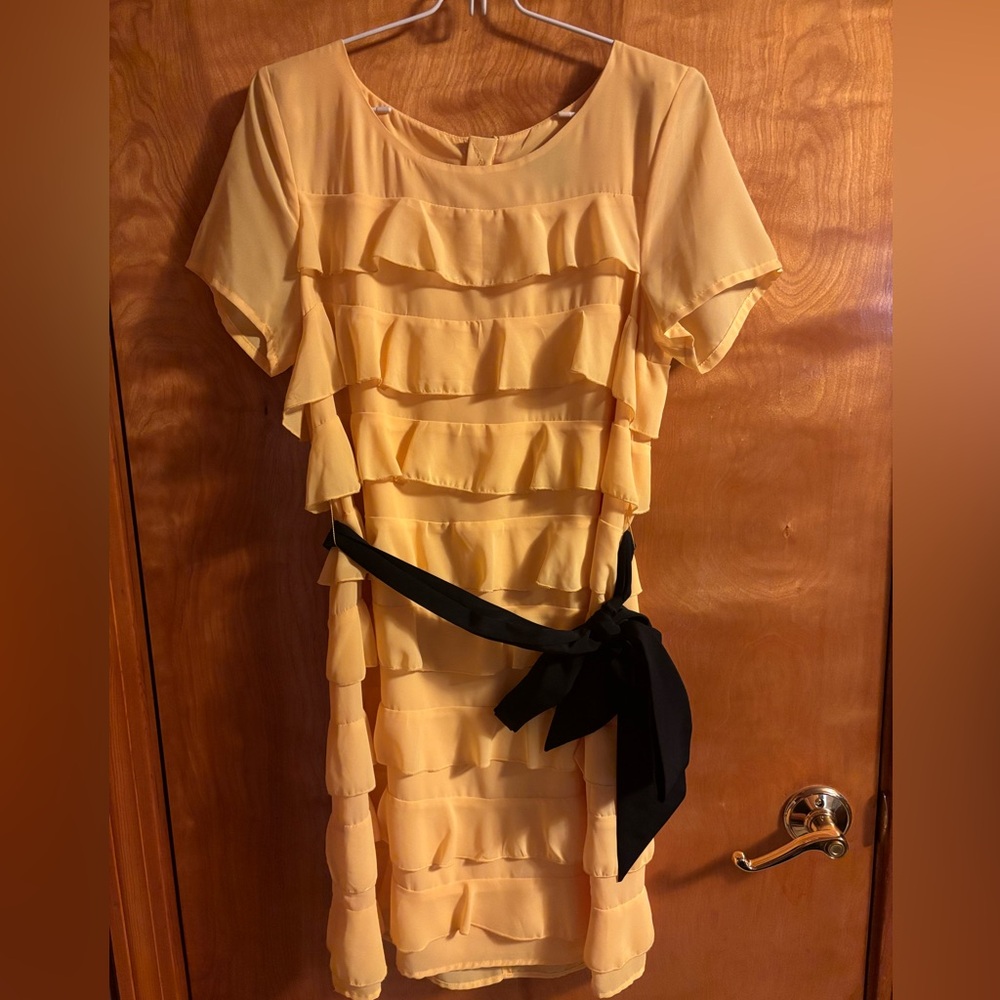 H&M yellow dress
